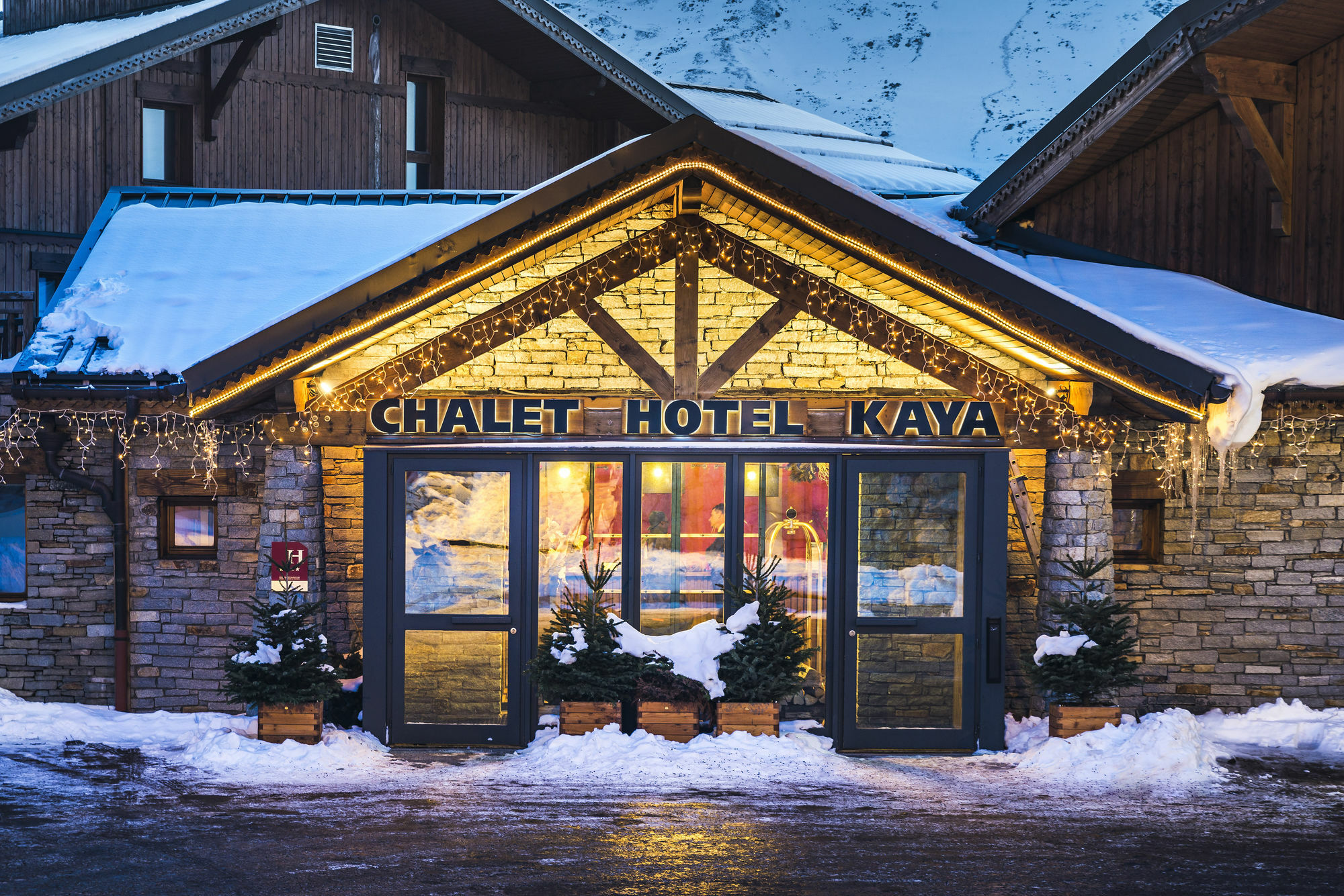 Chalet Hotel Kaya Saint-Martin-de-Belleville Eksteriør bilde