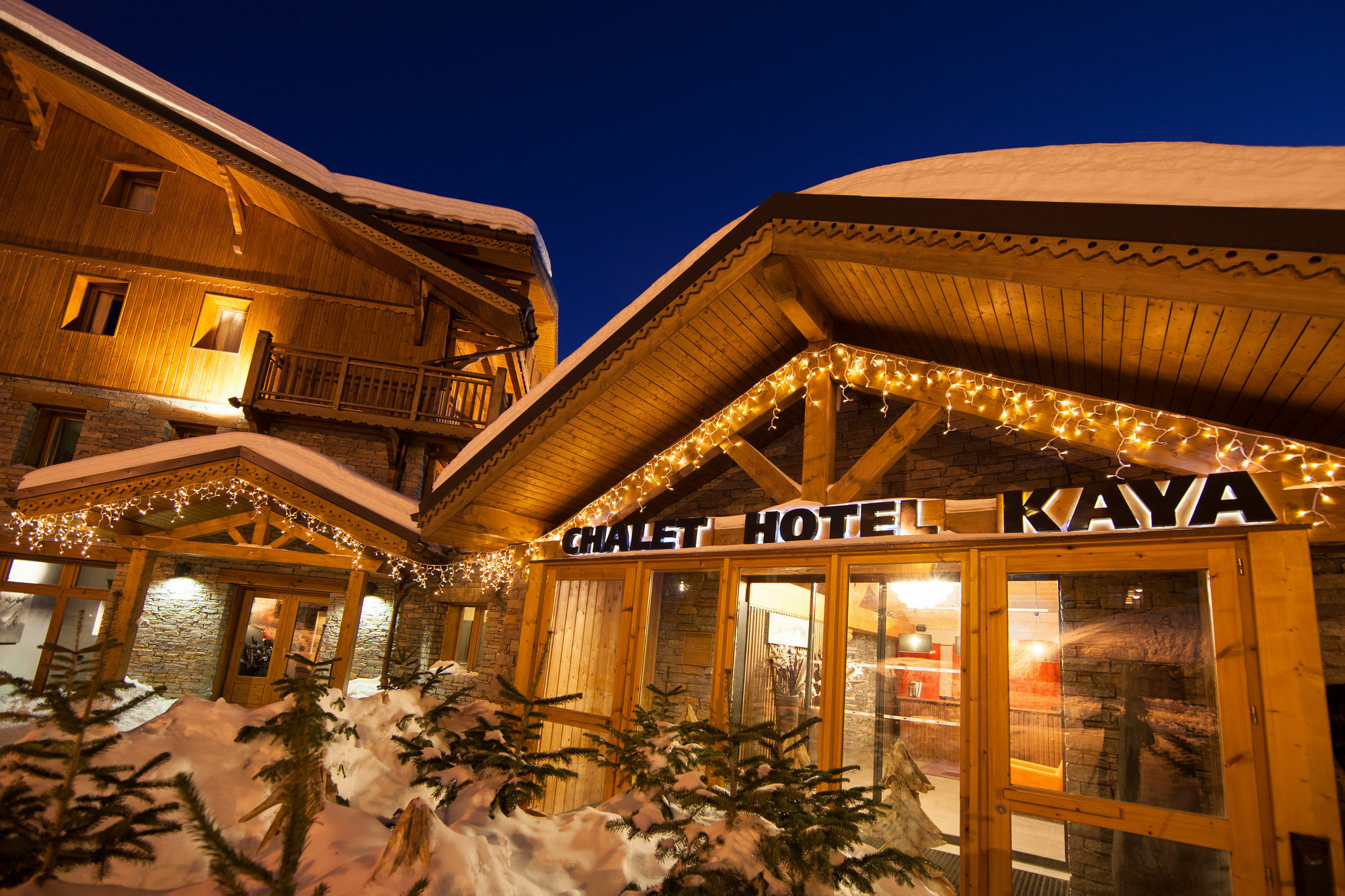 Chalet Hotel Kaya Saint-Martin-de-Belleville Eksteriør bilde