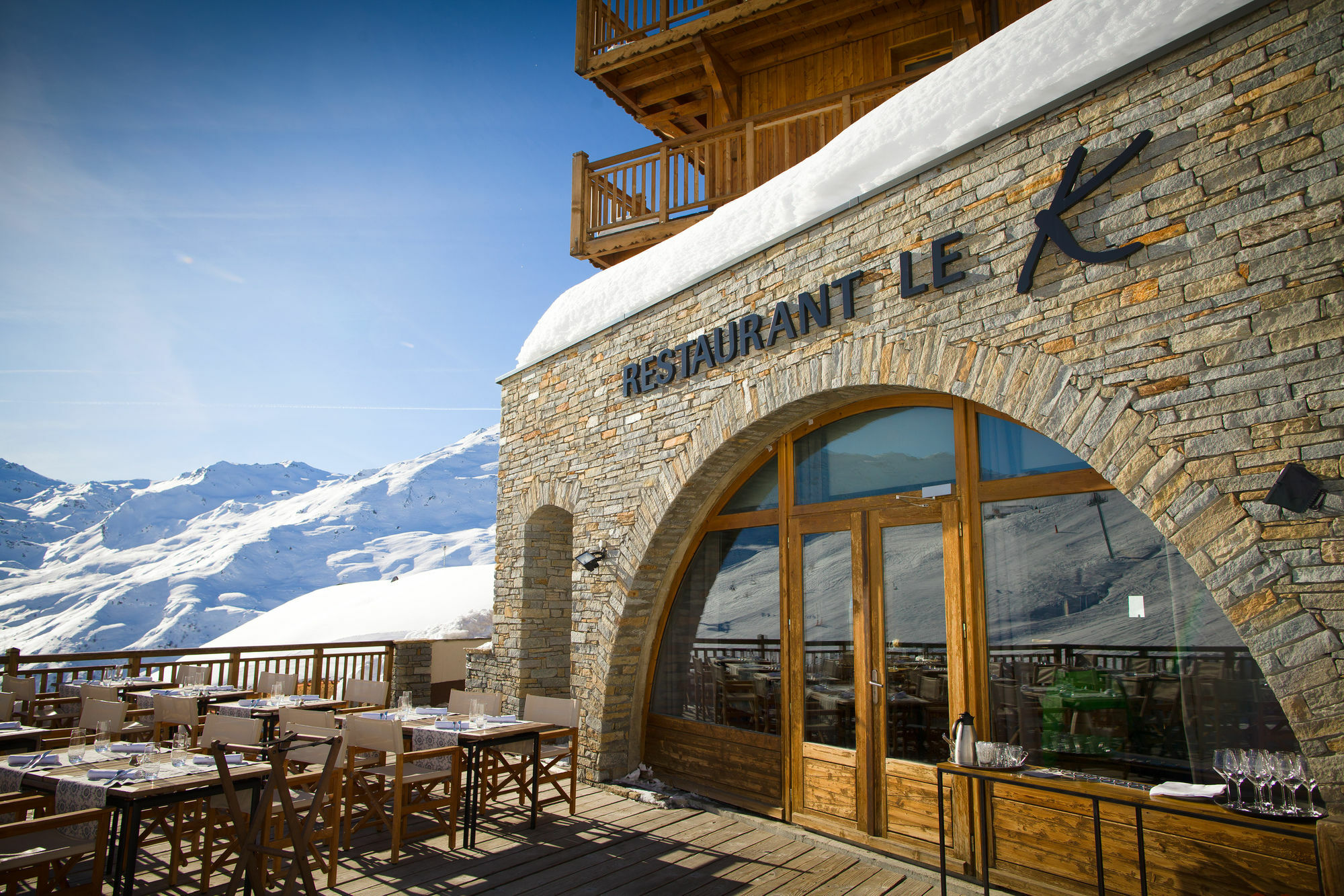 Chalet Hotel Kaya Saint-Martin-de-Belleville Eksteriør bilde