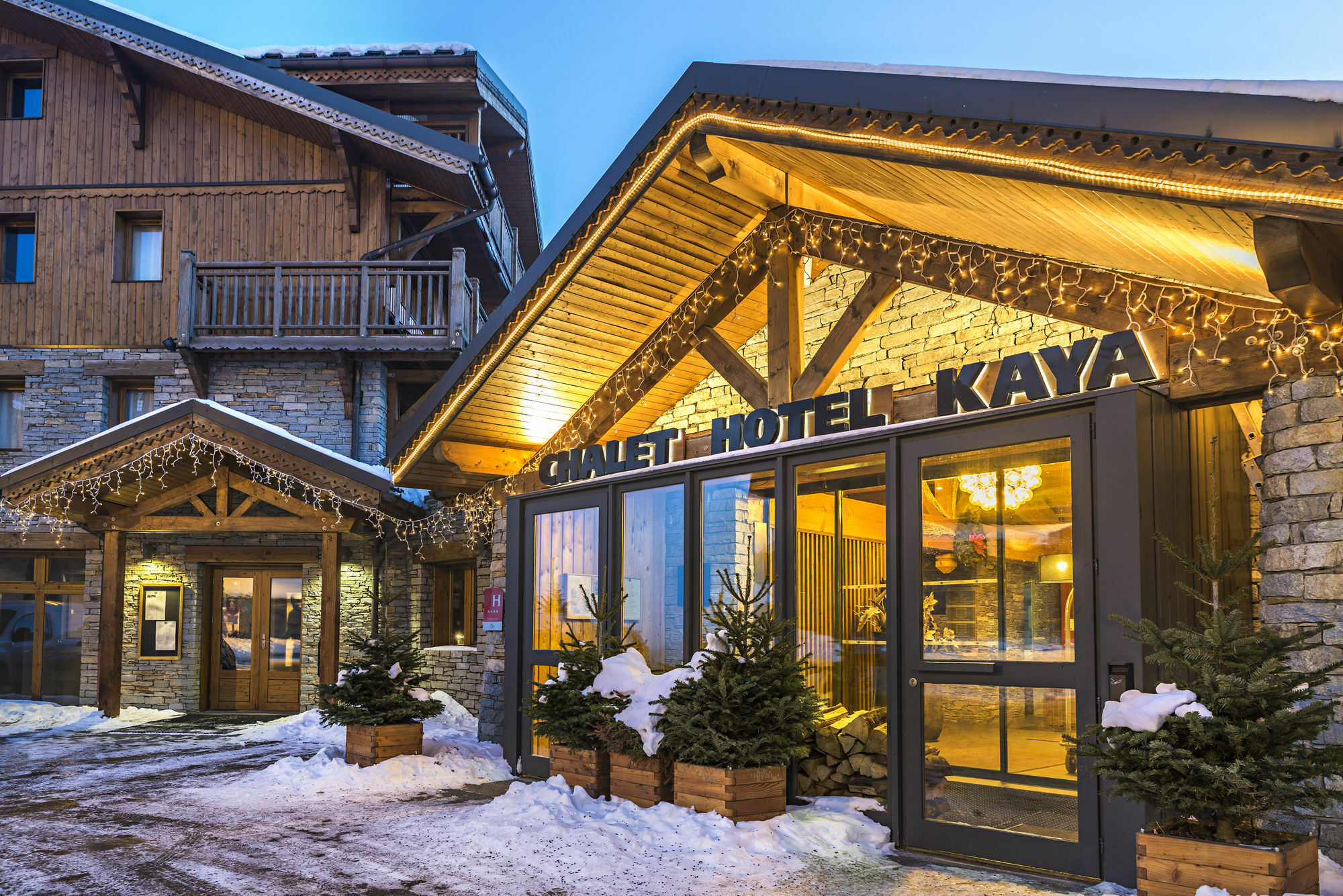 Chalet Hotel Kaya Saint-Martin-de-Belleville Eksteriør bilde