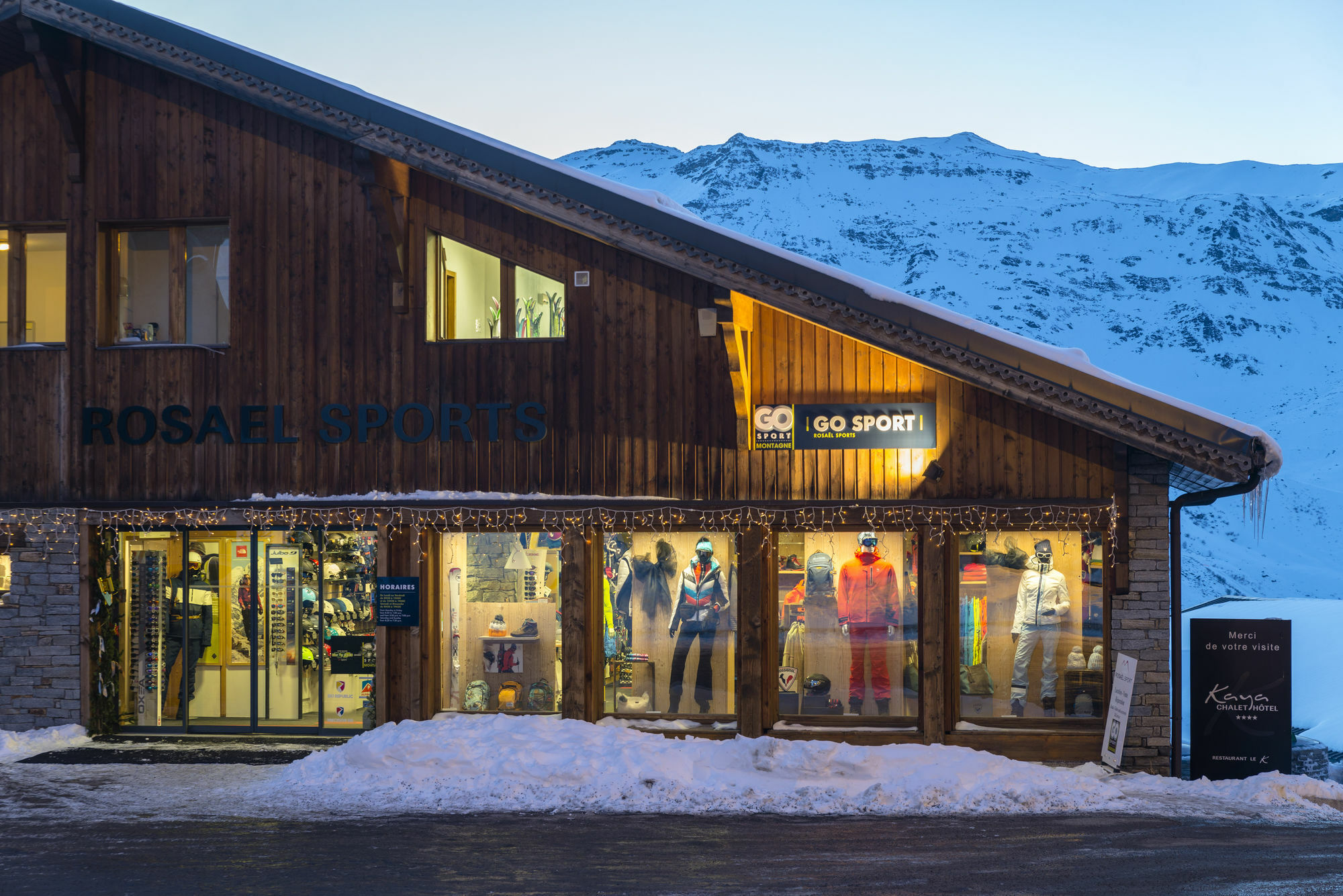 Chalet Hotel Kaya Saint-Martin-de-Belleville Eksteriør bilde